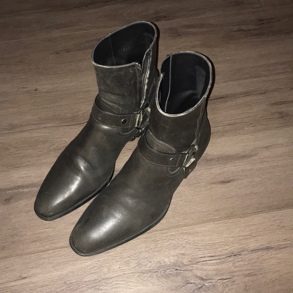 ysl harness boots